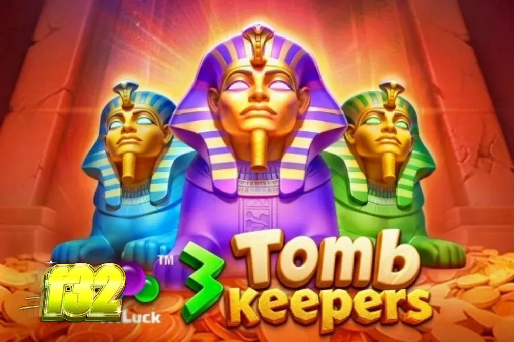 Tampilan visual slot 3 Tomb Keepers dengan tema makam Mesir Kuno