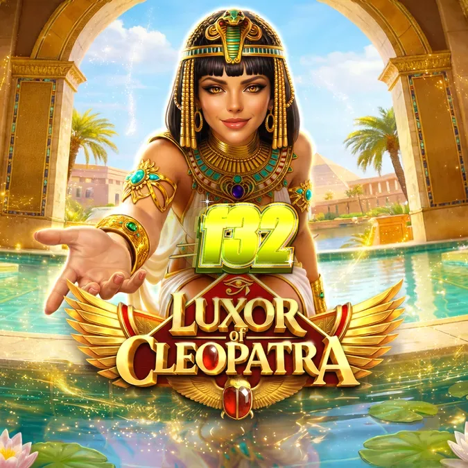 Tampilan visual slot Luxor of Cleopatra dengan tema Mesir Kuno